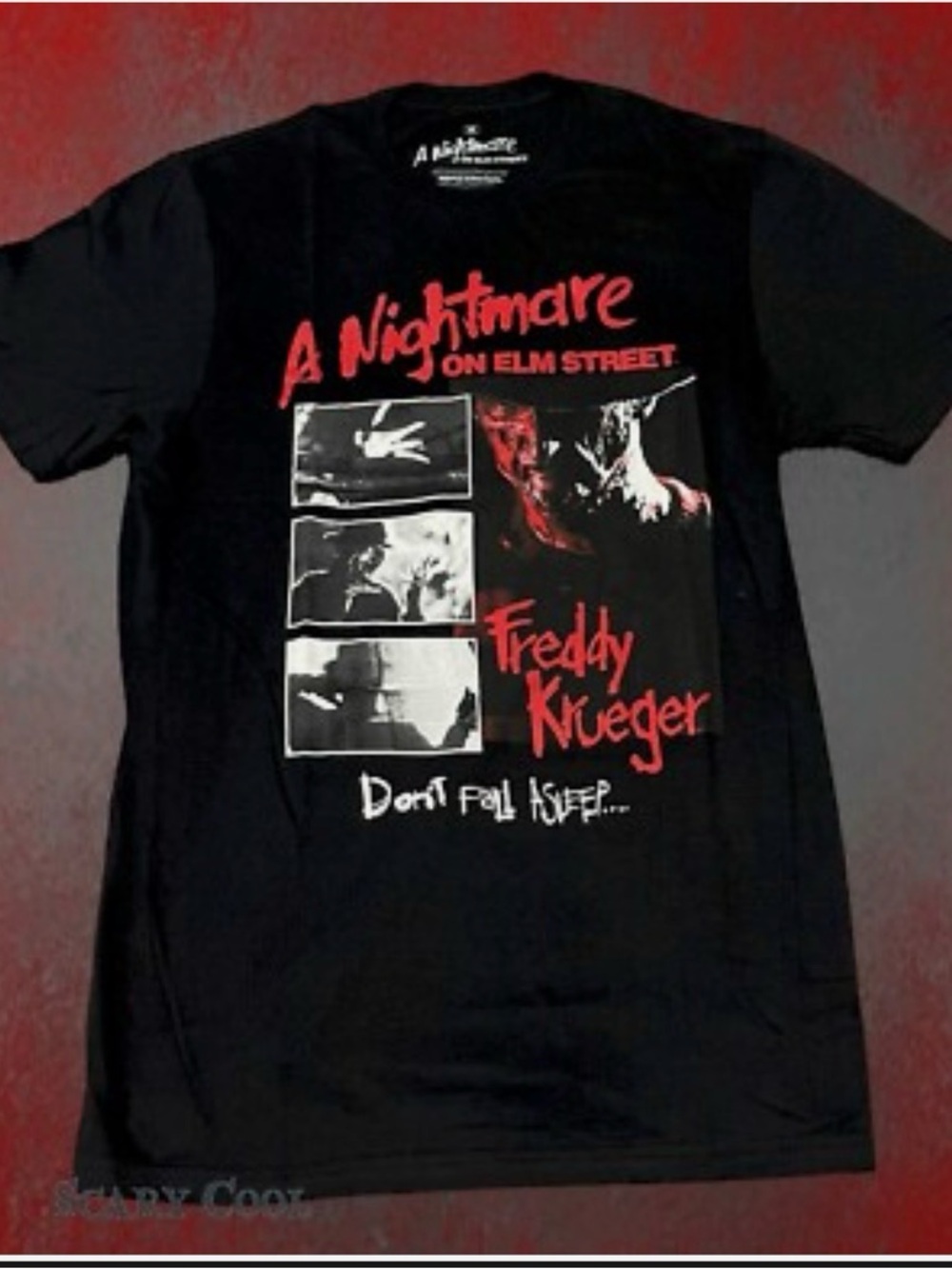 A Nightmare on Elm Street Freddy Krueger Graphic Tee - Black